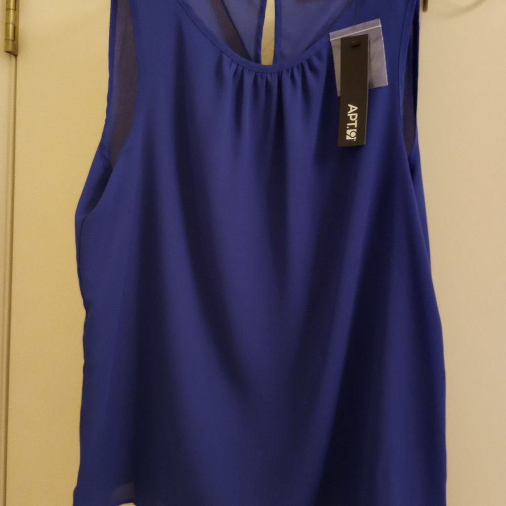 APT 9 Essentials Sleeveless Blouse, size M